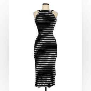 Reformation Striped Midi Dress Medium